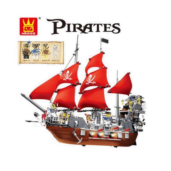 Wange Wange Կոնստրուկտոր Ծովահենների նավ Pirates |Wange 53041